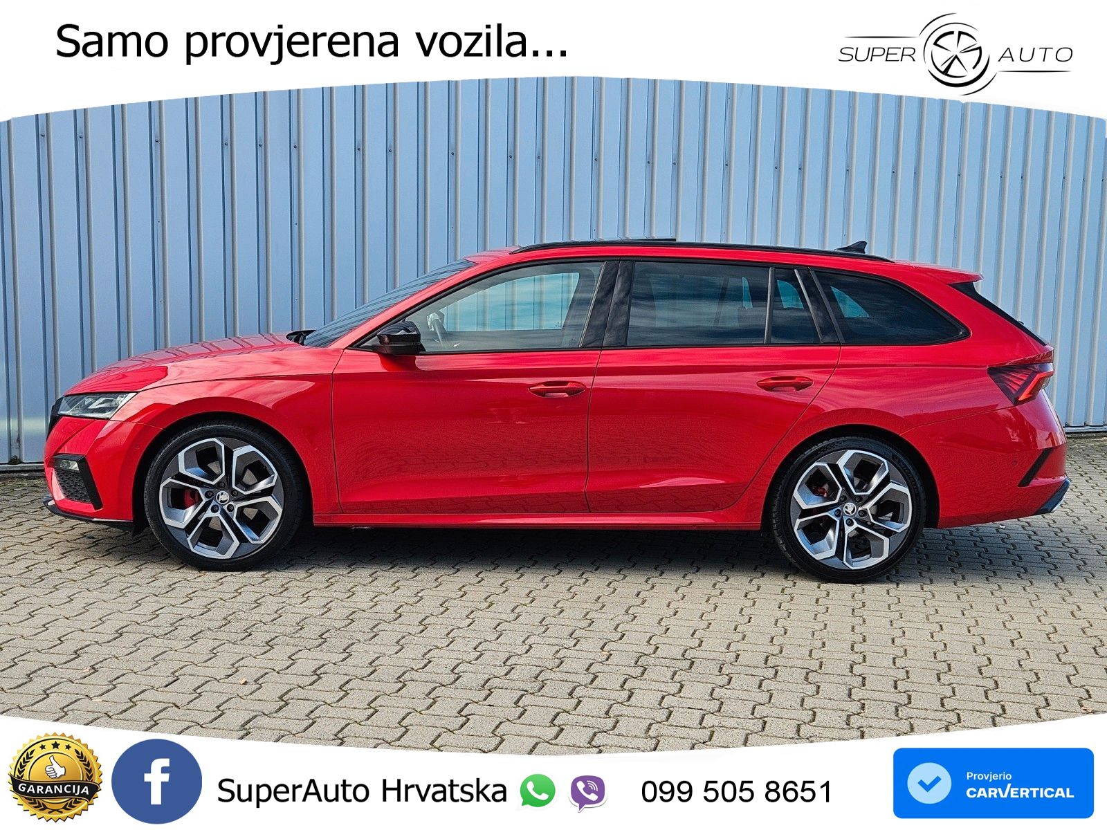Škoda Octavia Combi RS 2.0 TDI (200 KS) 4x4 DSG LED+GR SJED+ACC