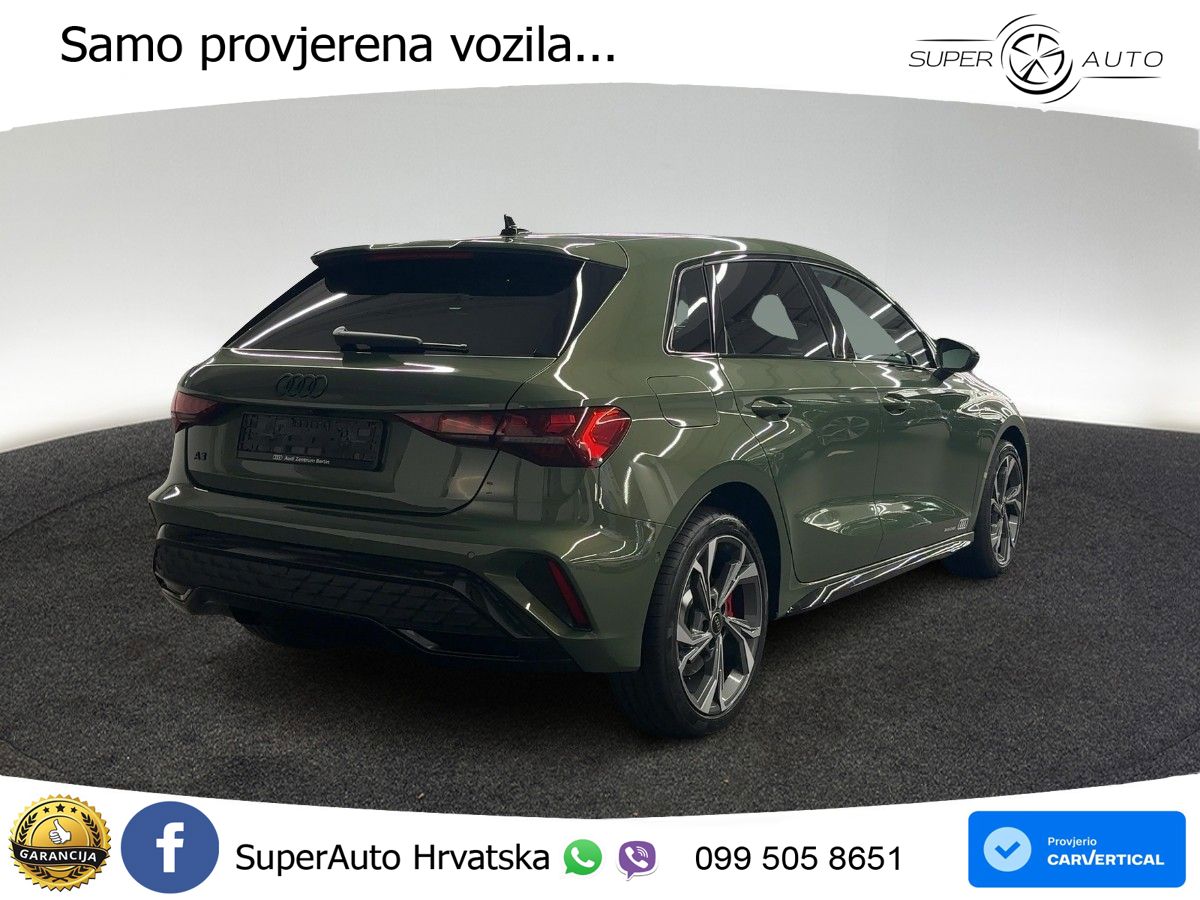 Audi A3 45 TFSIe (272 KS) S tronic S line MATRIX+GR SJED+KAM