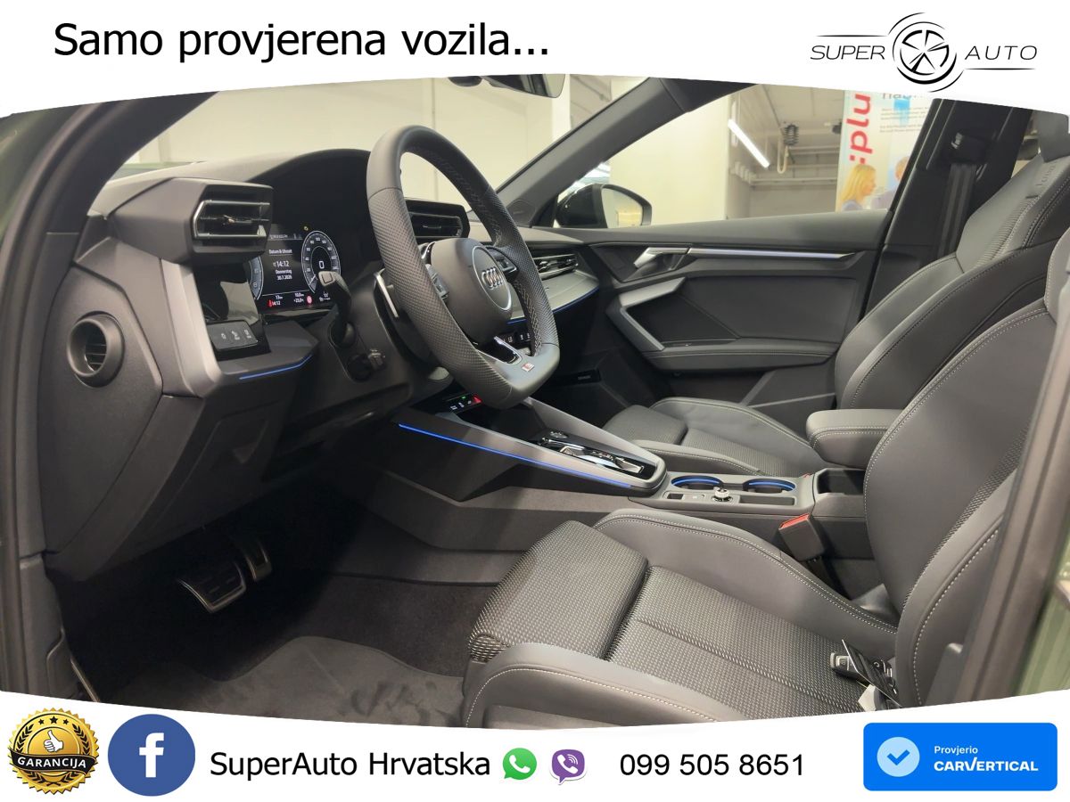 Audi A3 45 TFSIe (272 KS) S tronic S line MATRIX+GR SJED+KAM
