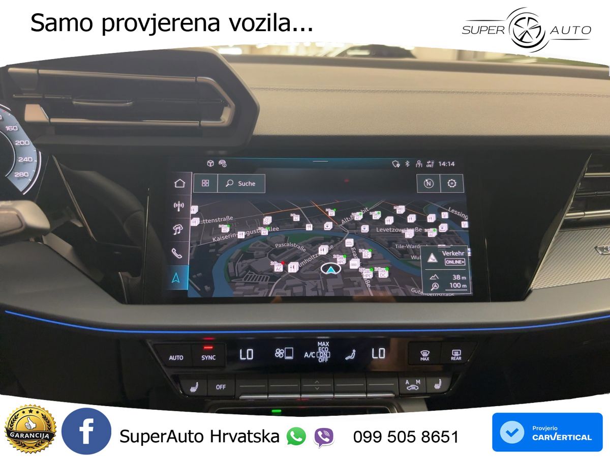 Audi A3 45 TFSIe (272 KS) S tronic S line MATRIX+GR SJED+KAM