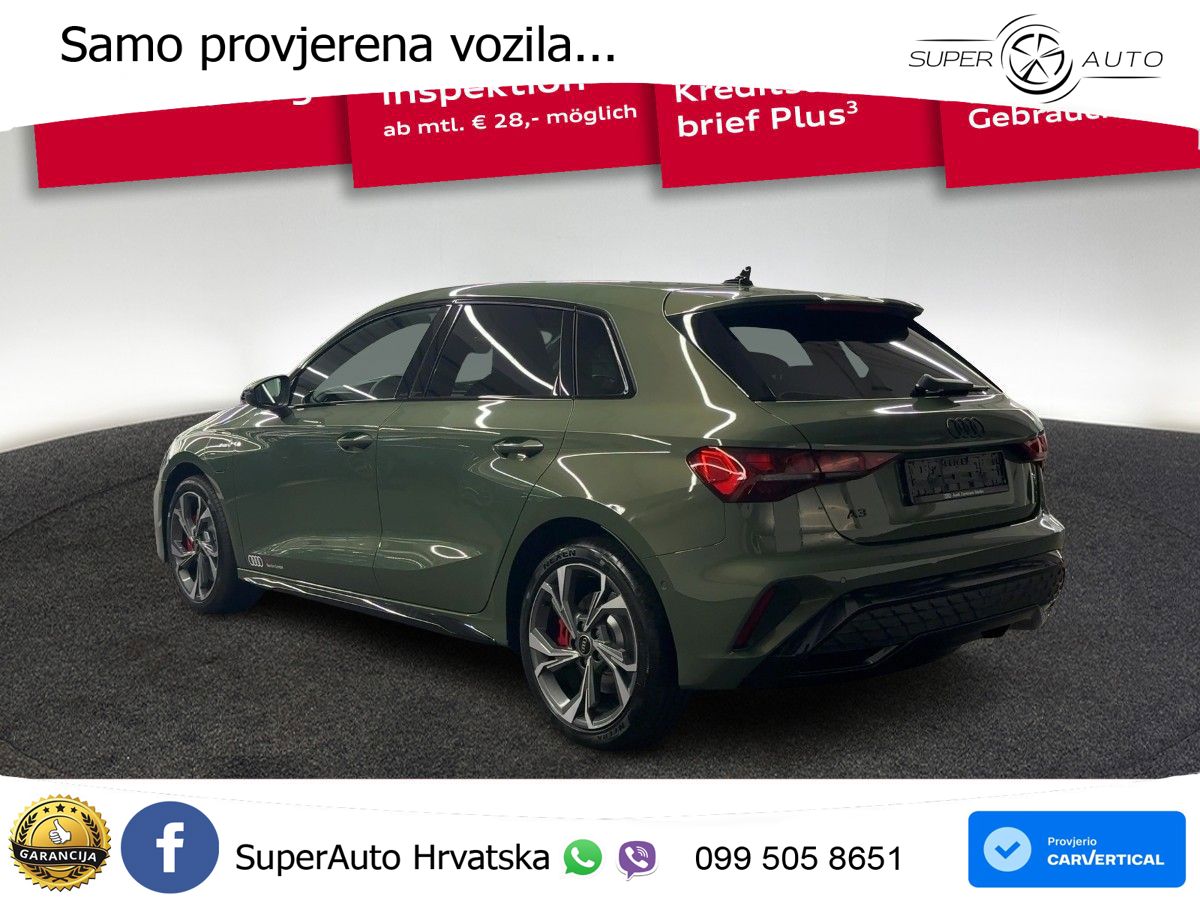 Audi A3 45 TFSIe (272 KS) S tronic S line MATRIX+GR SJED+KAM