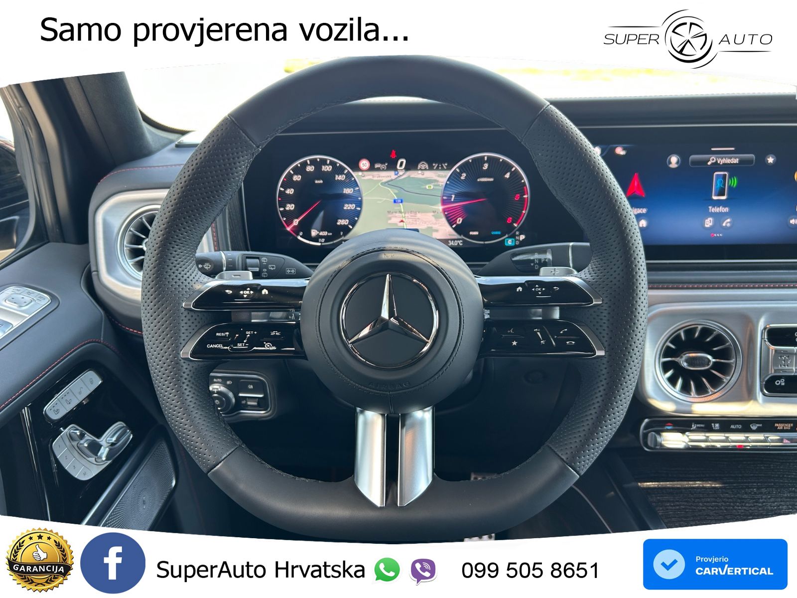 Mercedes G 450d Long (367 KS) 4MATIC 9G-TRONIC Superior LED+GR SJED+ACC