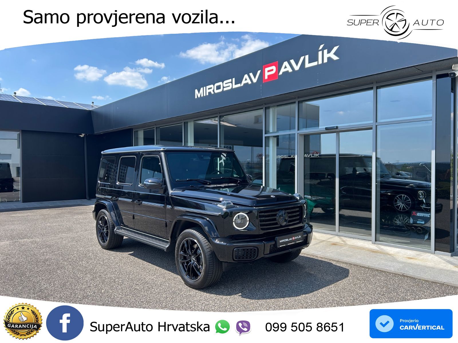 Mercedes G 450d Long (367 KS) 4MATIC 9G-TRONIC Superior LED+GR SJED+ACC