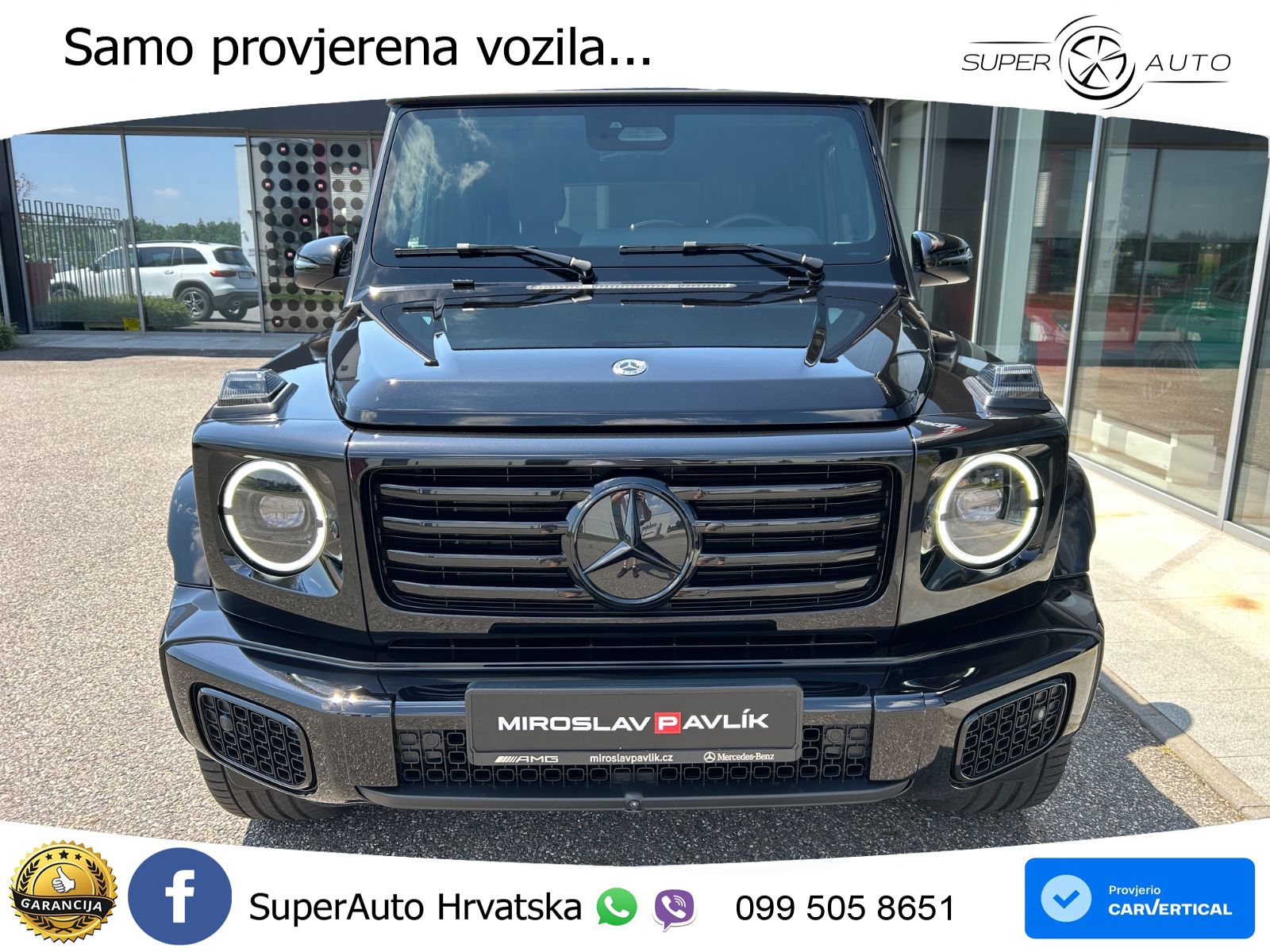 Mercedes G 450d Long (367 KS) 4MATIC 9G-TRONIC Superior LED+GR SJED+ACC