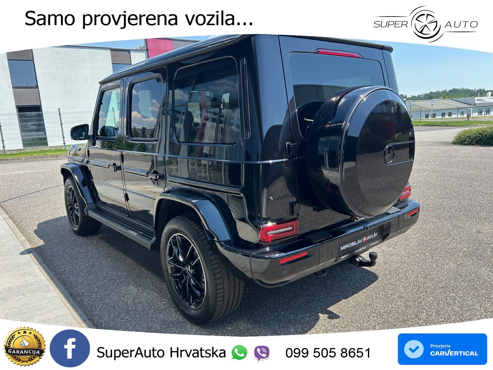 Mercedes G 450d Long (367 KS) 4MATIC 9G-TRONIC Superior LED+GR SJED+ACC