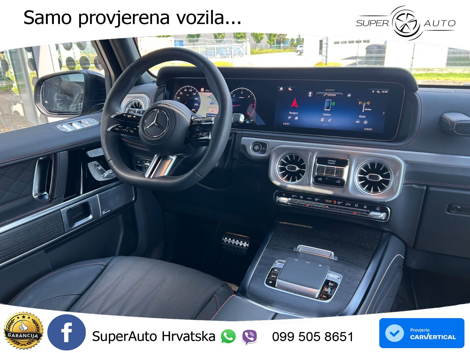 Mercedes G 450d Long (367 KS) 4MATIC 9G-TRONIC Superior LED+GR SJED+ACC