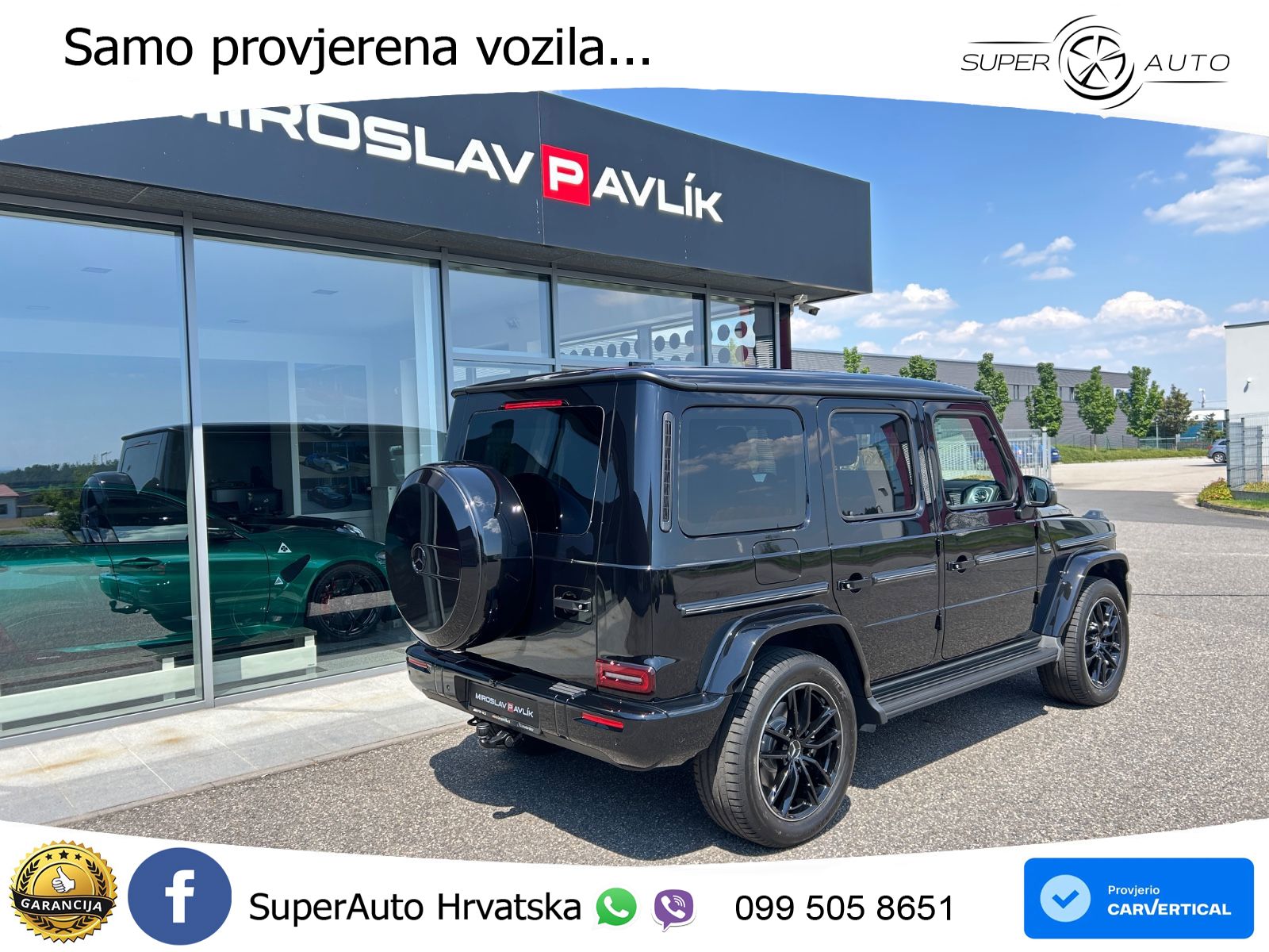 Mercedes G 450d Long (367 KS) 4MATIC 9G-TRONIC Superior LED+GR SJED+ACC