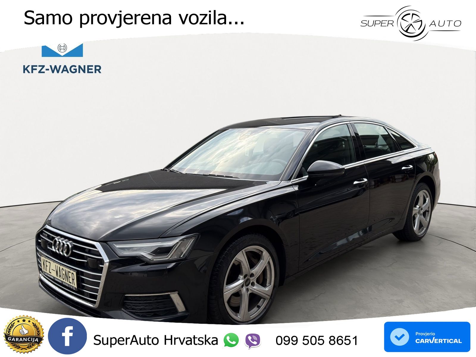 Audi A6 55 TFSI V6 (340 KS) quattro S tronic MATRIX+GR SJED+KAM