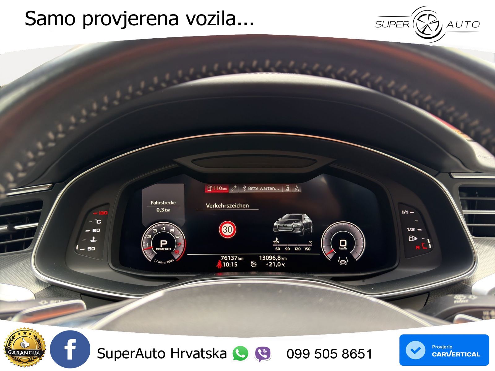 Audi A6 55 TFSI V6 (340 KS) quattro S tronic MATRIX+GR SJED+KAM