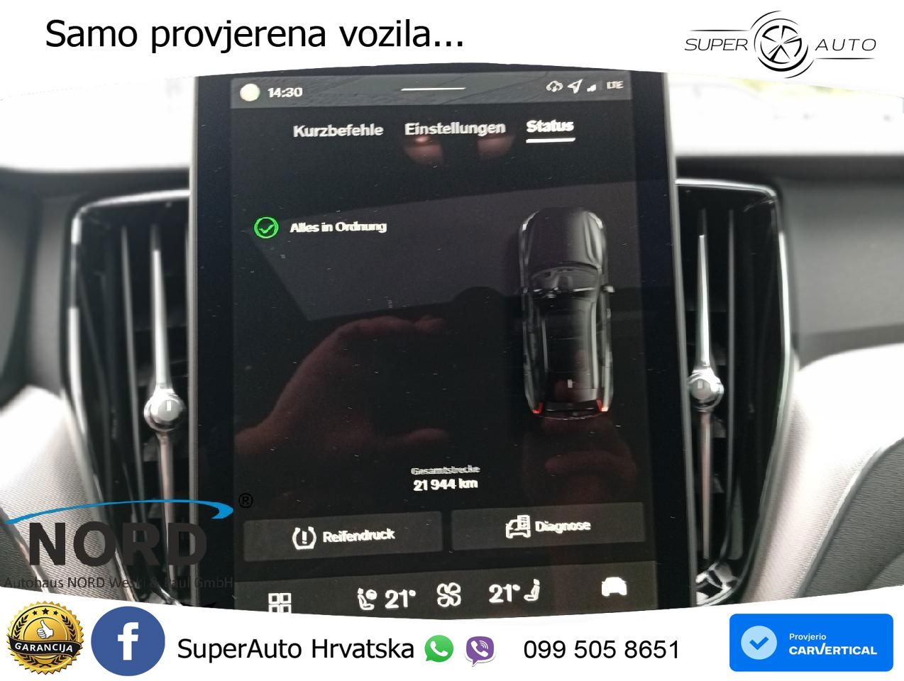 Volvo XC60 B5 Benzin AWD Geartronic ACC+HEAD+4xGR SJED+360+PANO