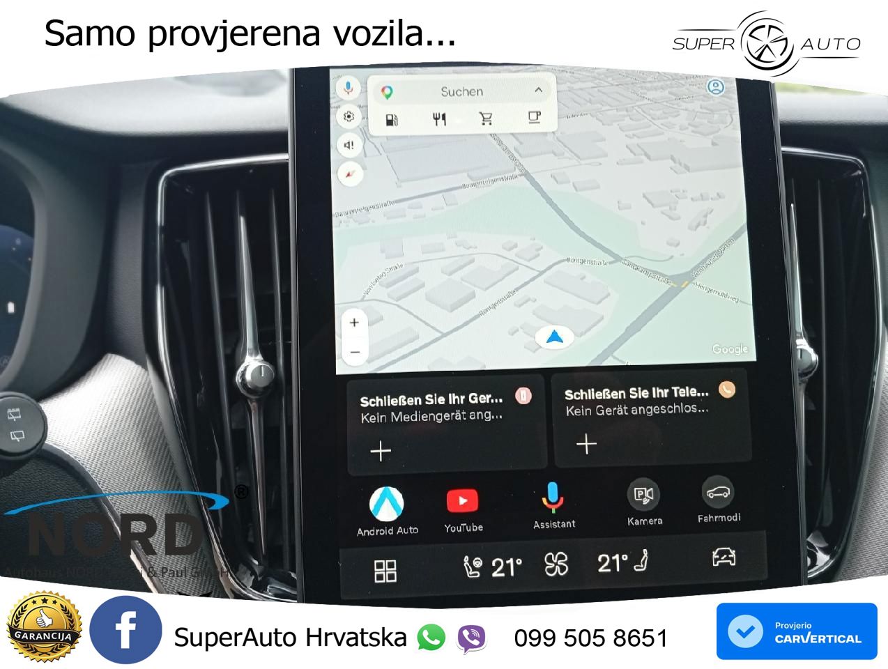 Volvo XC60 B5 Benzin AWD Geartronic ACC+HEAD+4xGR SJED+360+PANO