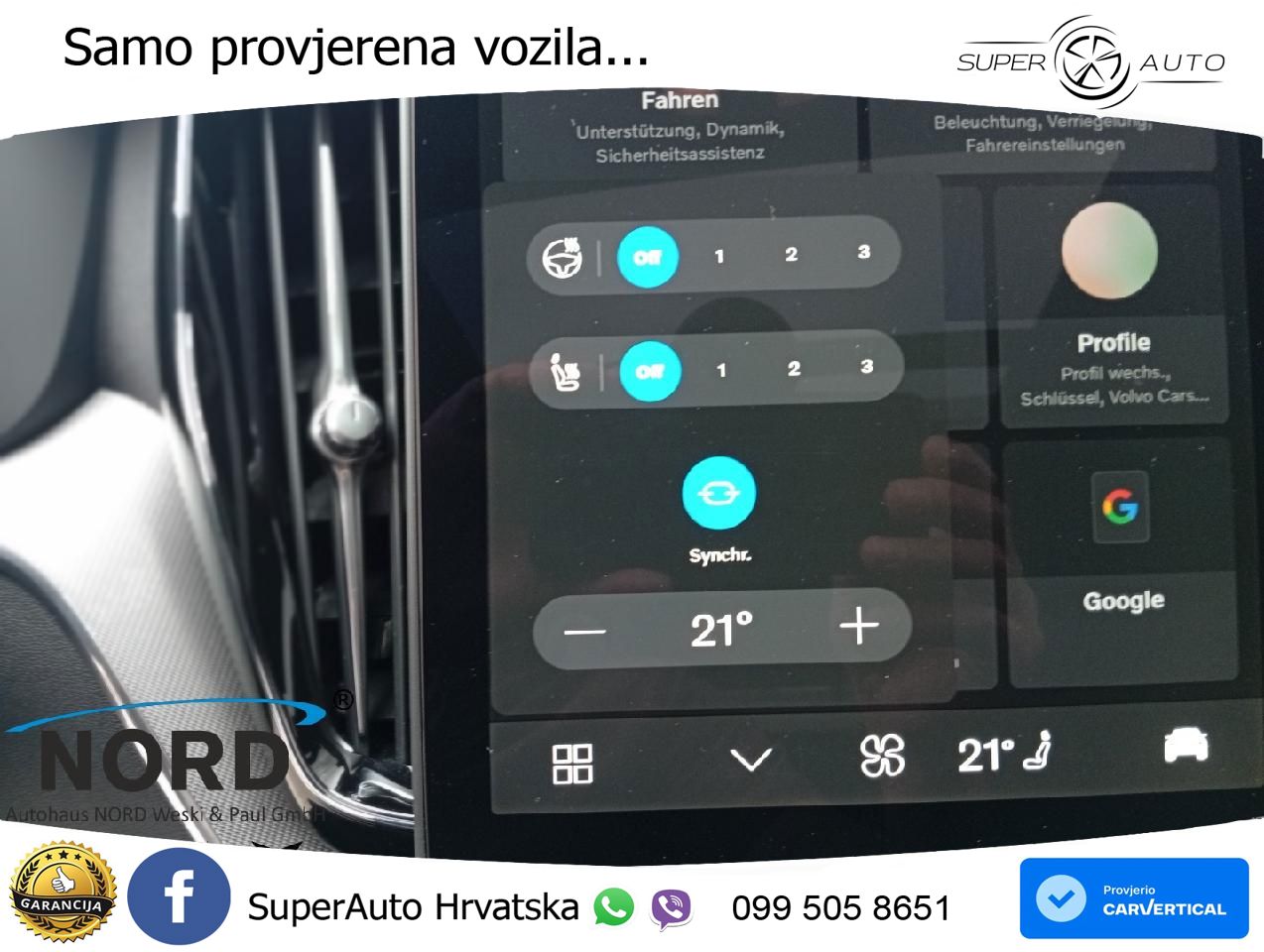 Volvo XC60 B5 Benzin AWD Geartronic ACC+HEAD+4xGR SJED+360+PANO