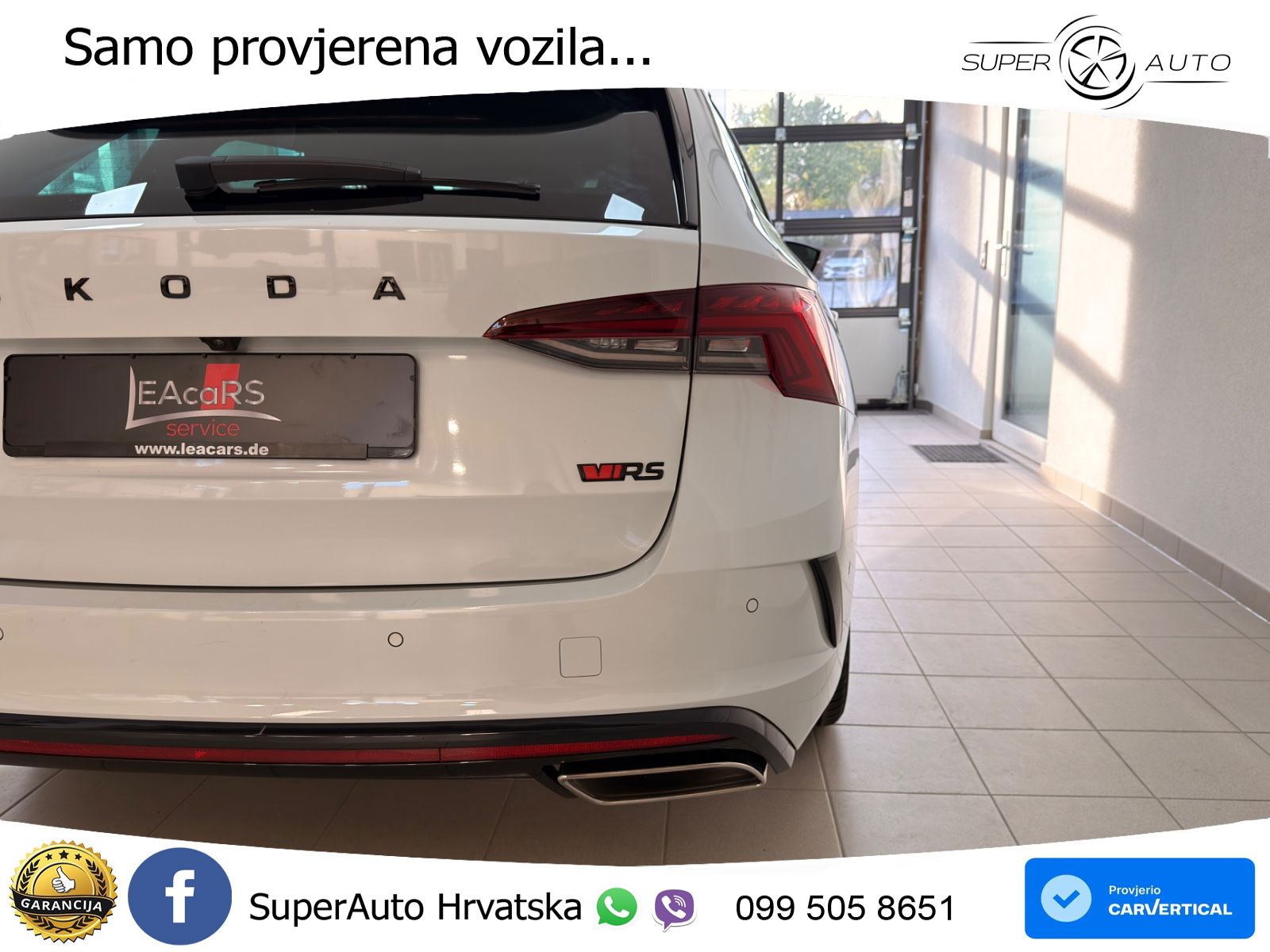 Škoda Octavia Combi RS 2.0 TSI (245 KS) DSG LED+GR SJED+ACC