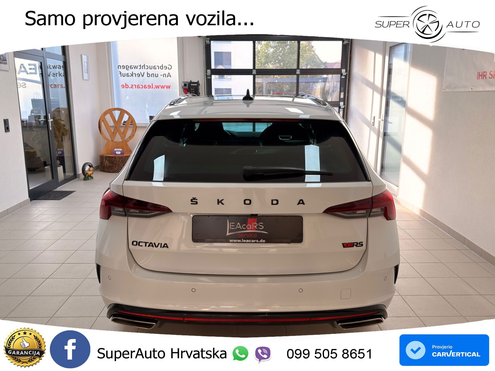 Škoda Octavia Combi RS 2.0 TSI (245 KS) DSG LED+GR SJED+ACC