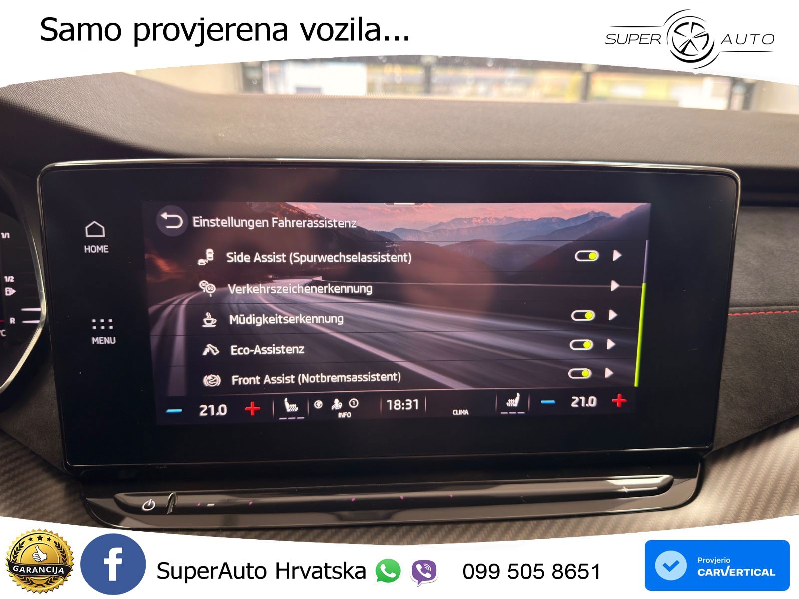 Škoda Octavia Combi RS 2.0 TSI (245 KS) DSG LED+GR SJED+ACC