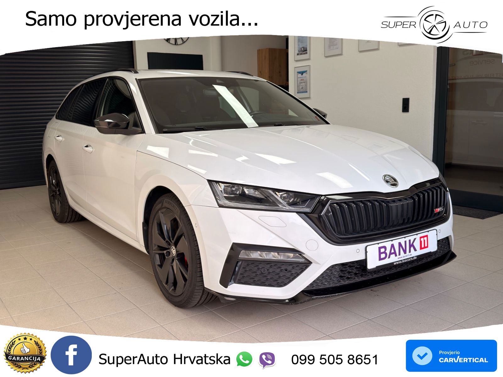 Škoda Octavia Combi RS 2.0 TSI (245 KS) DSG LED+GR SJED+ACC