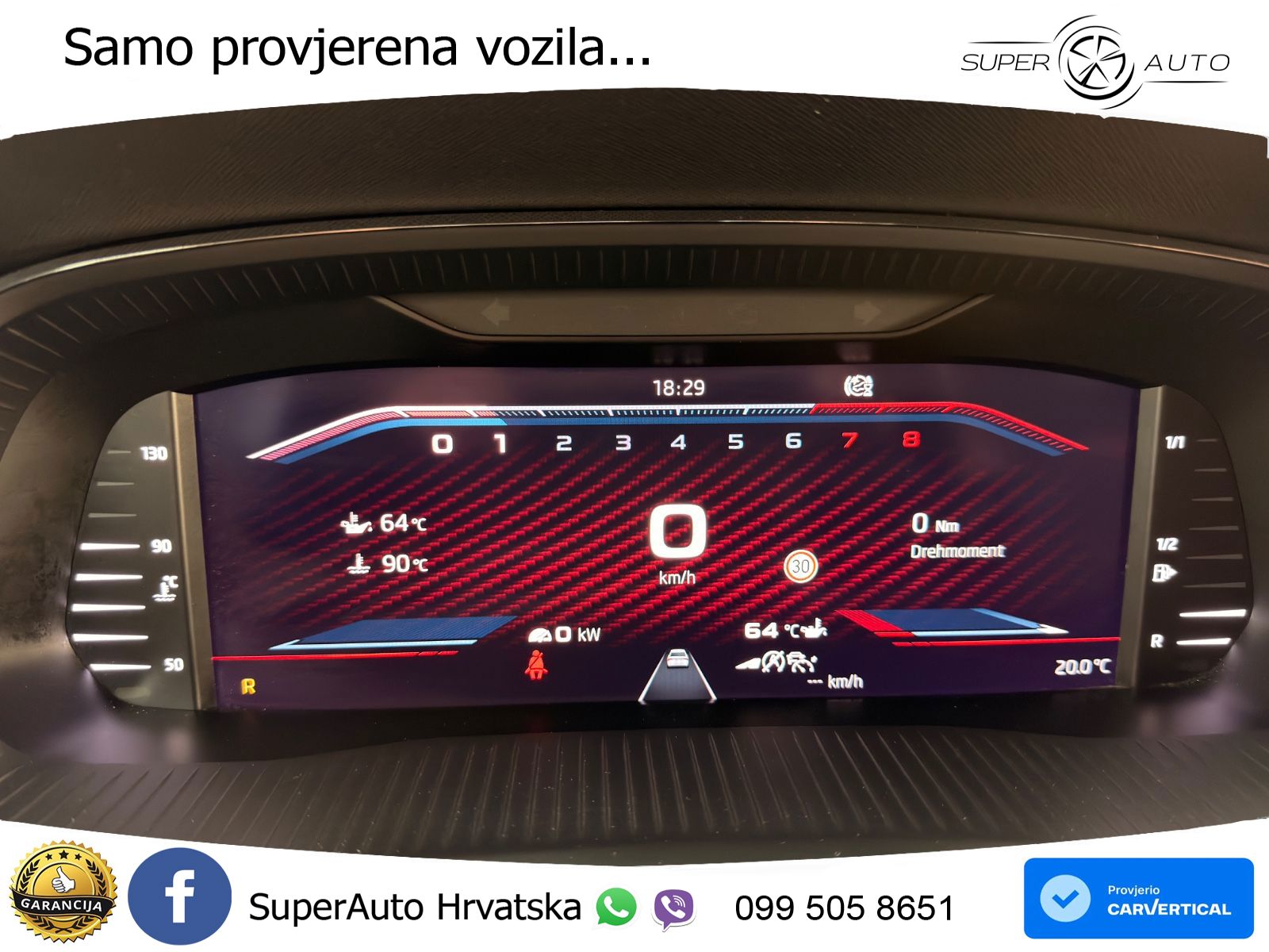 Škoda Octavia Combi RS 2.0 TSI (245 KS) DSG LED+GR SJED+ACC