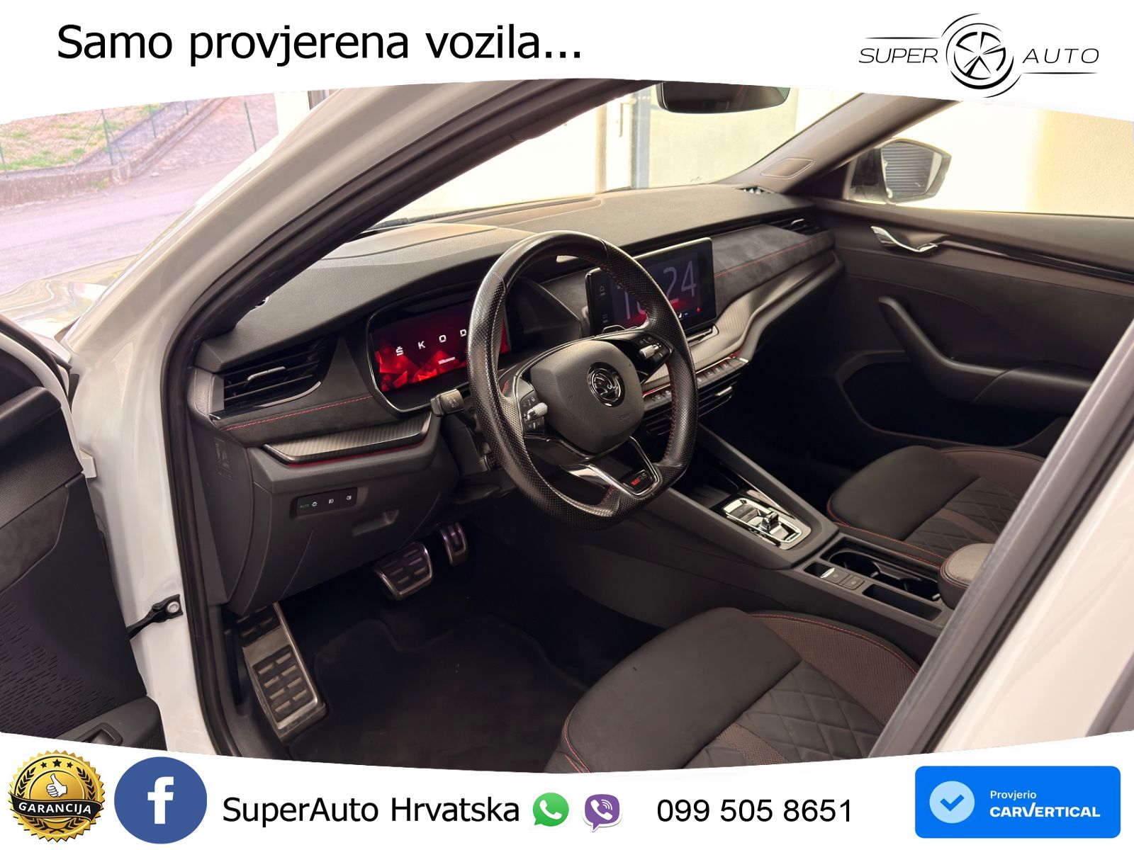 Škoda Octavia Combi RS 2.0 TSI (245 KS) DSG LED+GR SJED+ACC