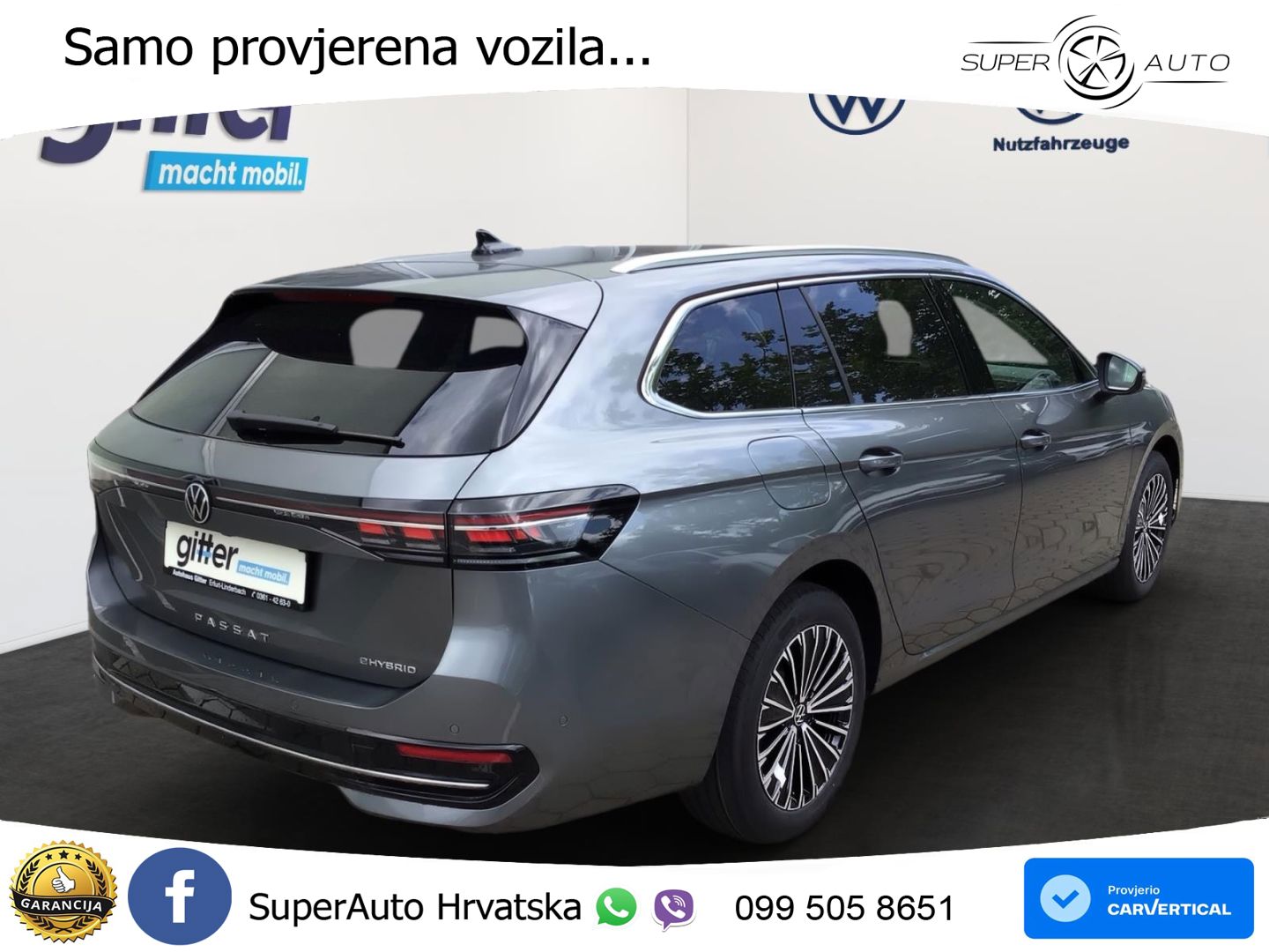 Volkswagen Passat Variant 1.5 TSI (204 KS) eHybrid DSG Elegance MATRIX+GR SJED+KAM