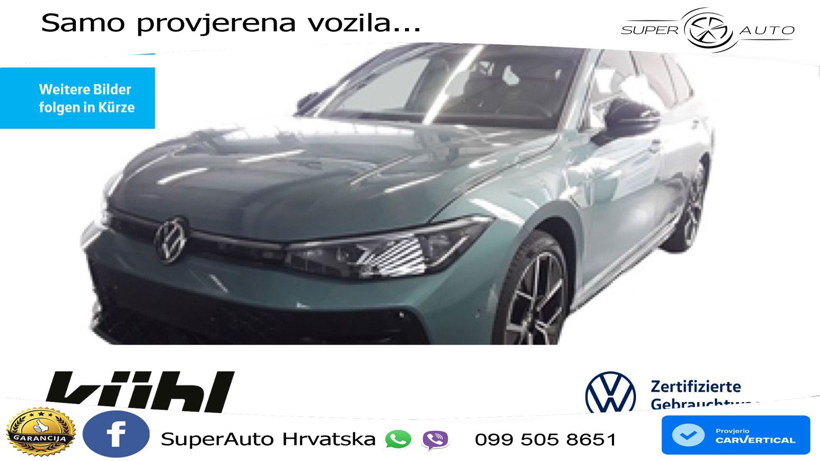 Volkswagen Passat Variant 1.5 TSI (272 KS) eHybrid DSG R-Line LED+GR SJED+ACC