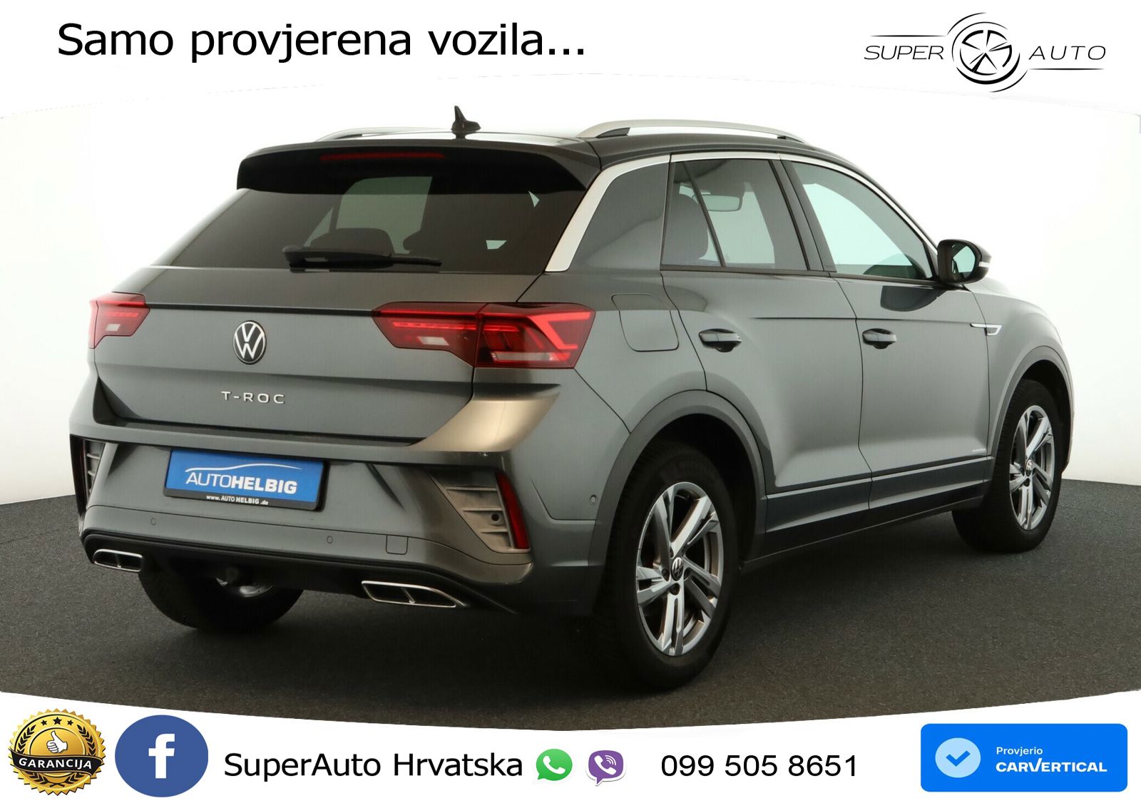 Volkswagen T-Roc I 2.0 TDI (150 KS) DSG LED+GR SJED+ACC