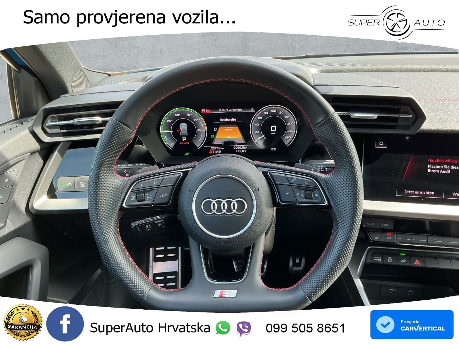 Audi A3 45 TFSIe (245 KS) S tronic S line