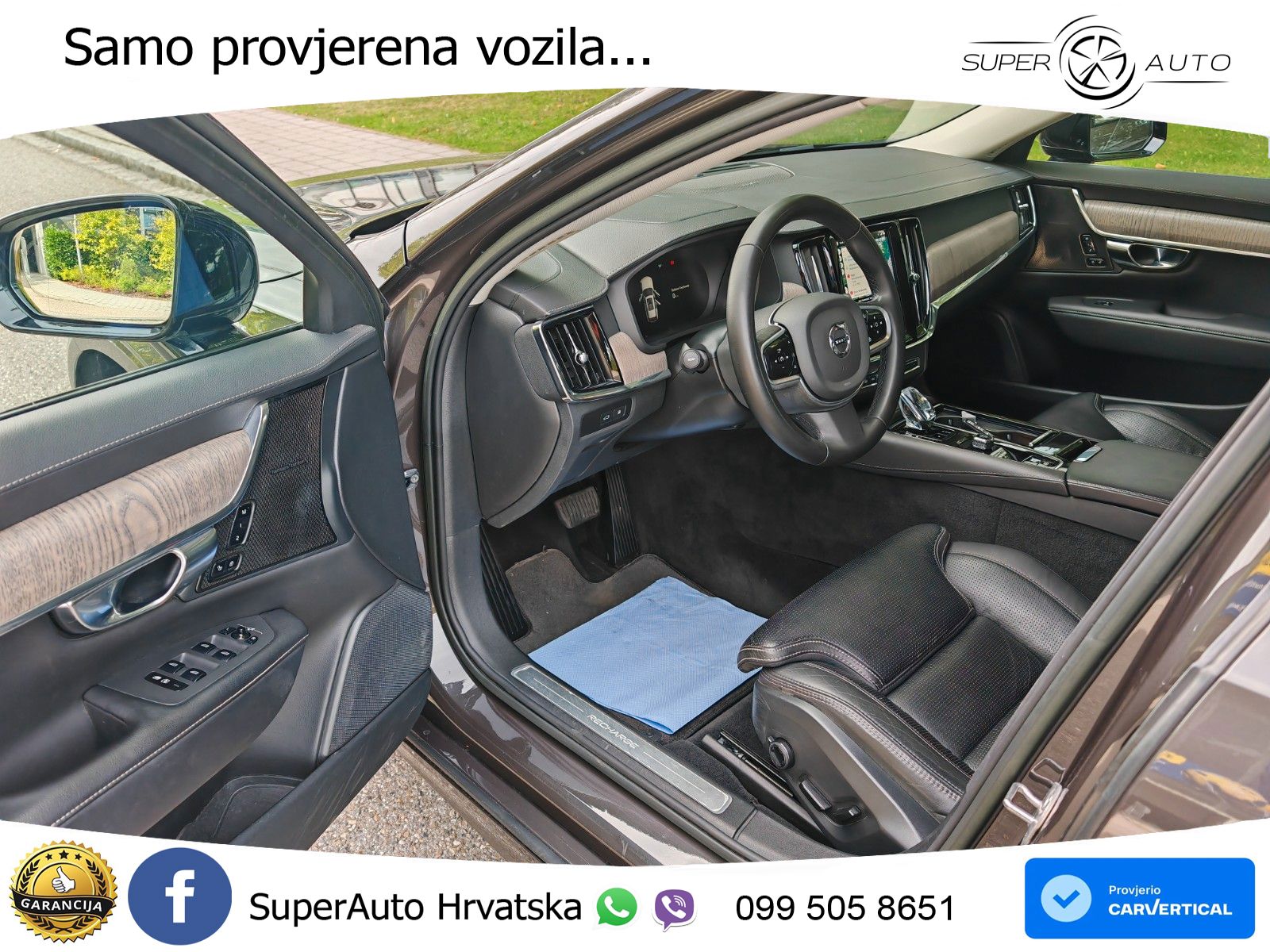 Volvo V90 Recharge T6 AWD Geartronic LED+GR SJED+ACC