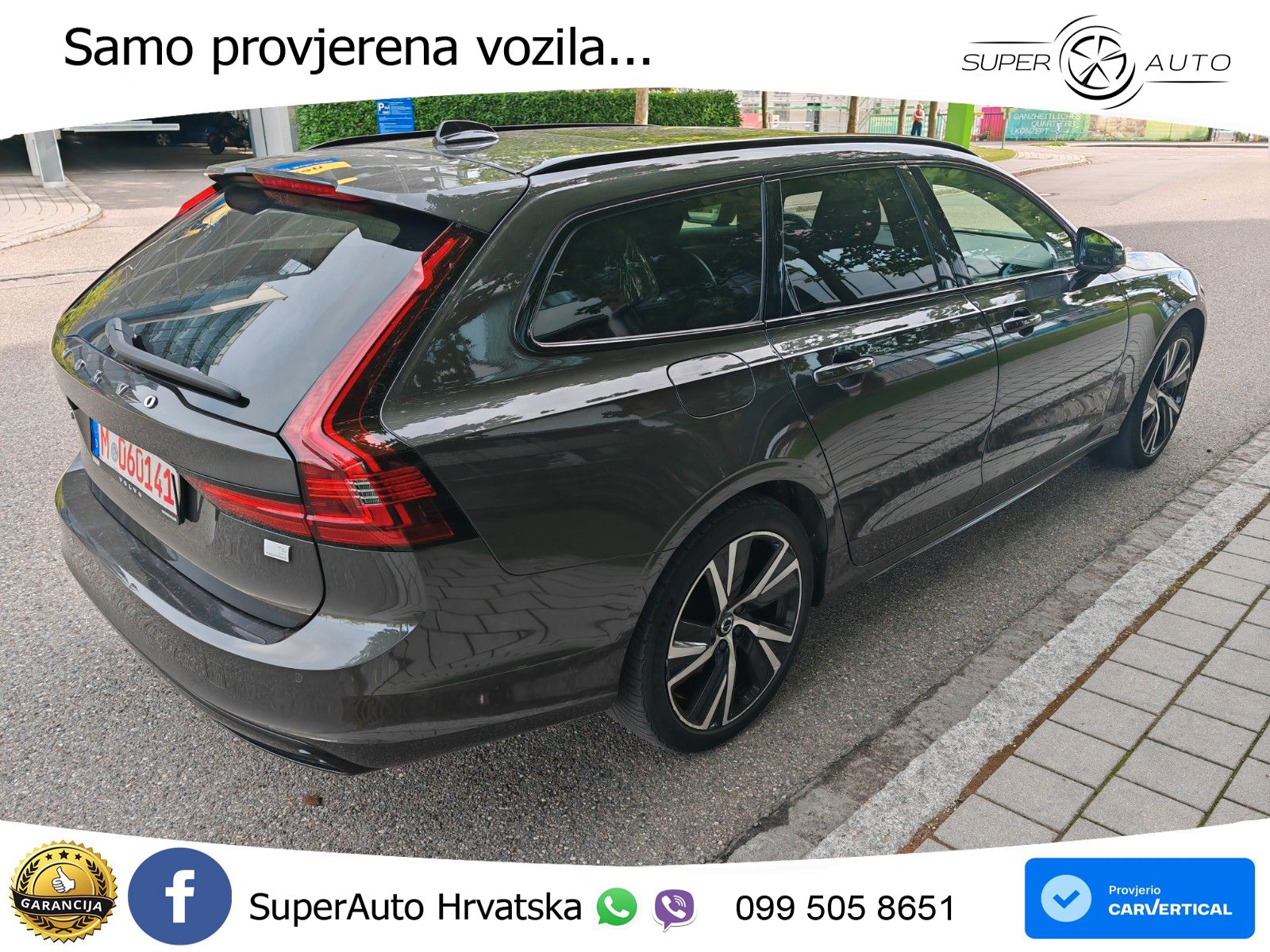Volvo V90 Recharge T6 AWD Geartronic LED+GR SJED+ACC