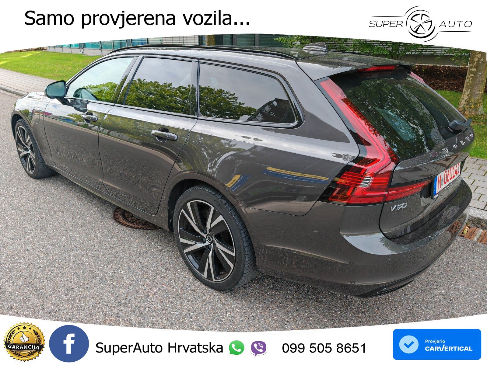 Volvo V90 Recharge T6 AWD Geartronic LED+GR SJED+ACC