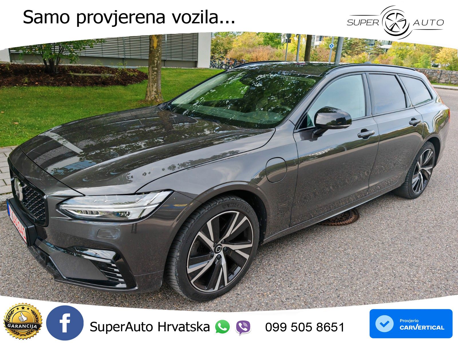 Volvo V90 Recharge T6 AWD Geartronic LED+GR SJED+ACC