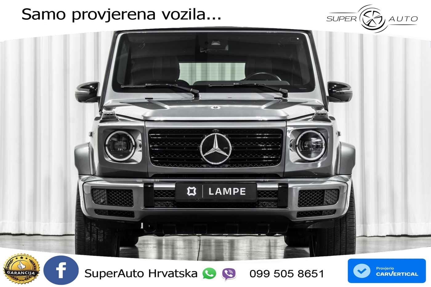Mercedes G 500 Long V8 (422 KS) 4MATIC 9G-TRONIC AMG LED+GR SJED+ACC