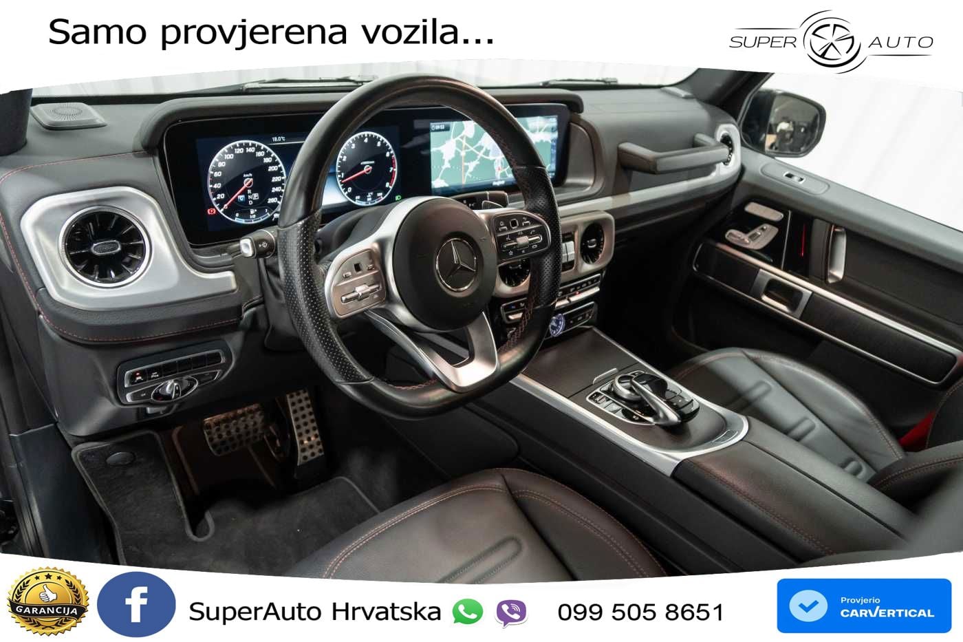 Mercedes G 500 Long V8 (422 KS) 4MATIC 9G-TRONIC AMG LED+GR SJED+ACC