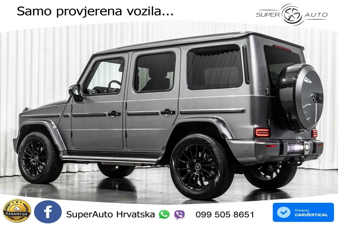 Mercedes G 500 Long V8 (422 KS) 4MATIC 9G-TRONIC AMG LED+GR SJED+ACC