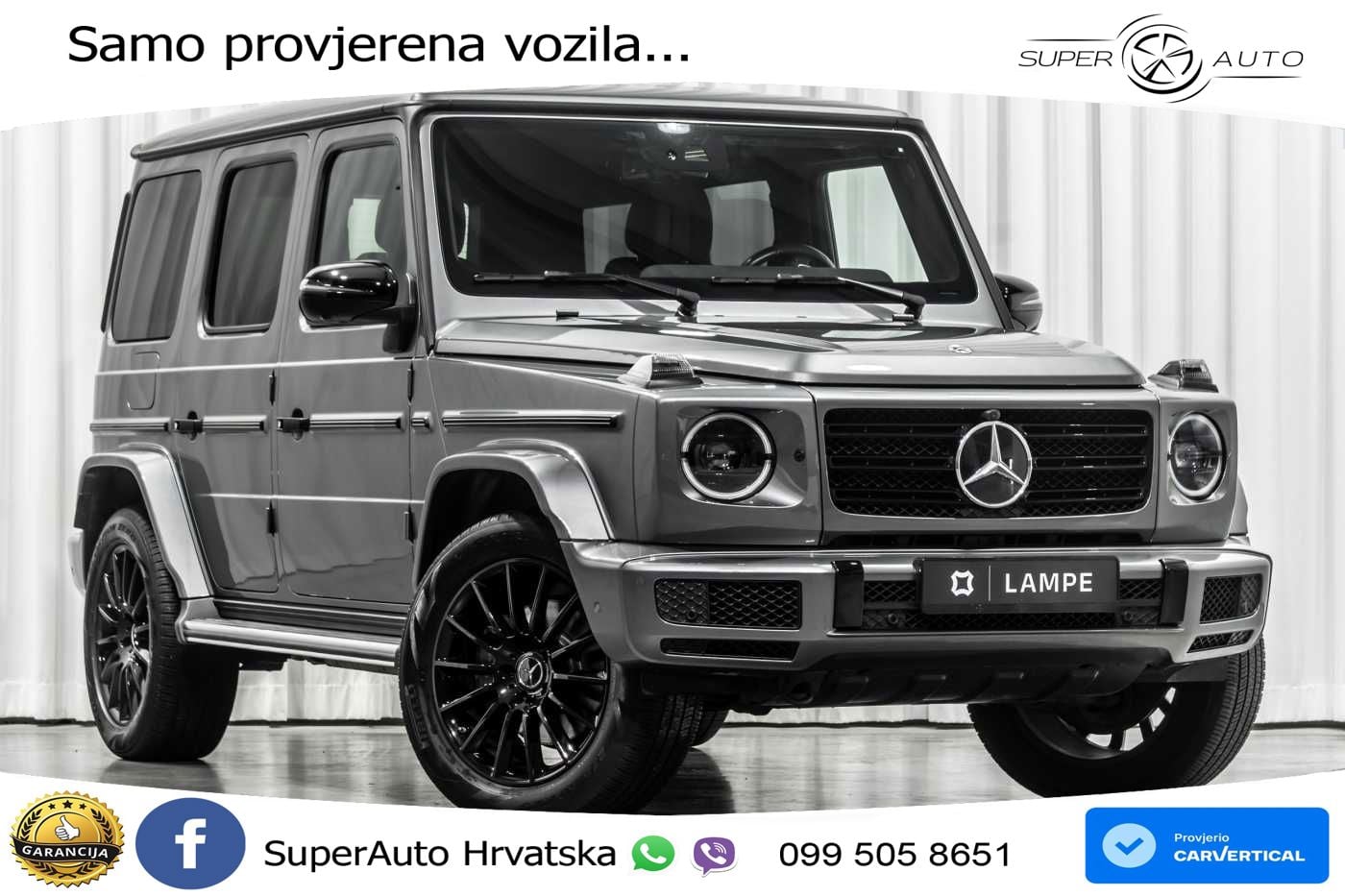 Mercedes G 500 Long V8 (422 KS) 4MATIC 9G-TRONIC AMG LED+GR SJED+ACC