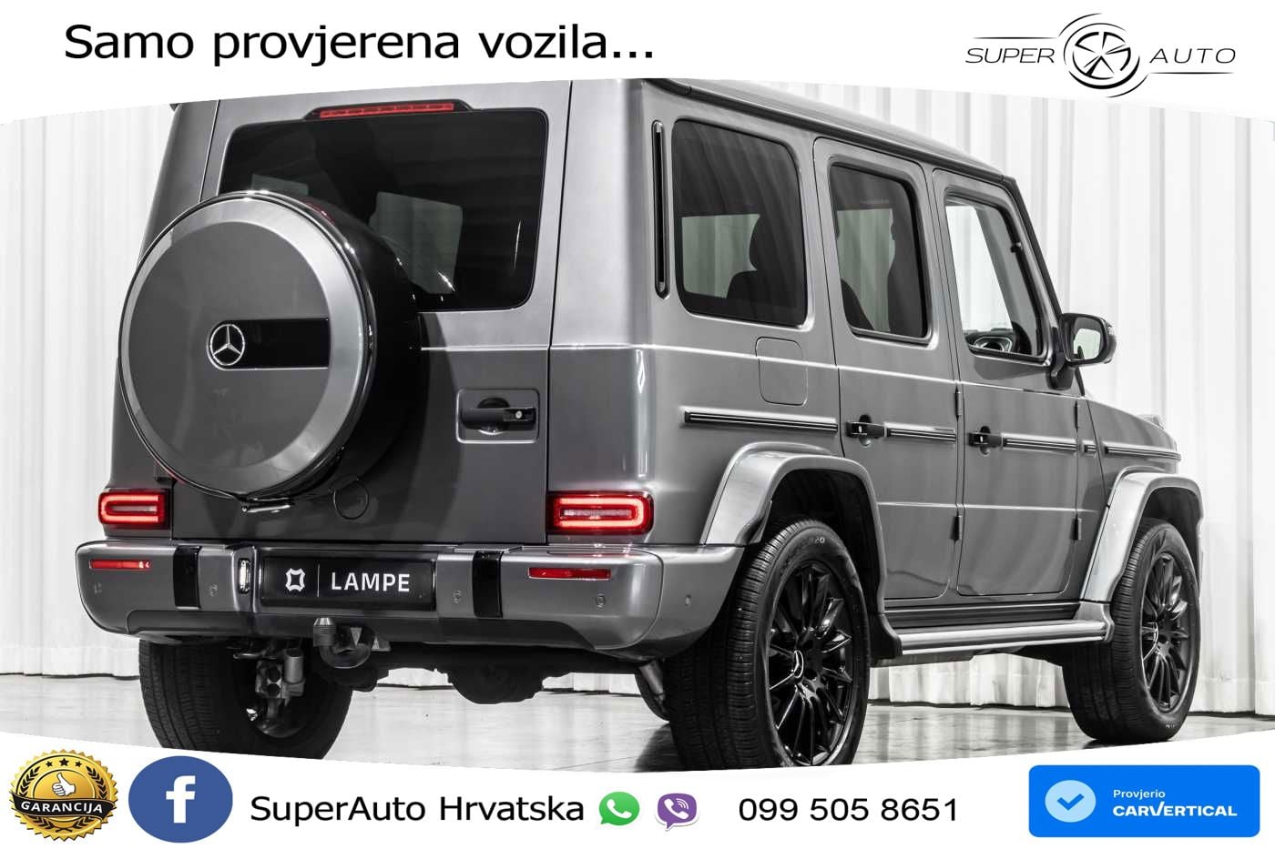 Mercedes G 500 Long V8 (422 KS) 4MATIC 9G-TRONIC AMG LED+GR SJED+ACC