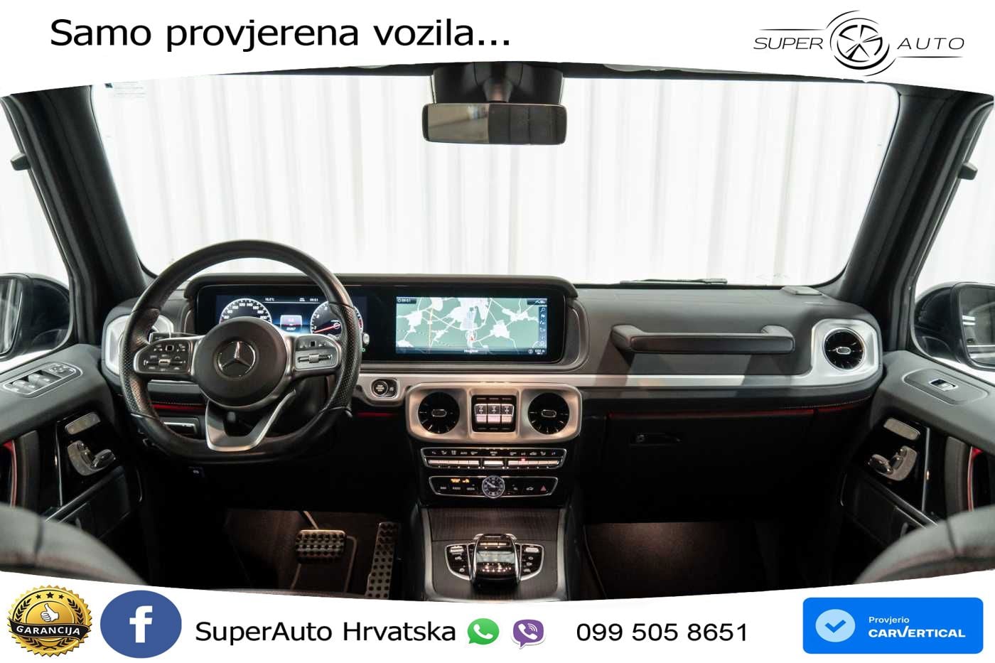 Mercedes G 500 Long V8 (422 KS) 4MATIC 9G-TRONIC AMG LED+GR SJED+ACC