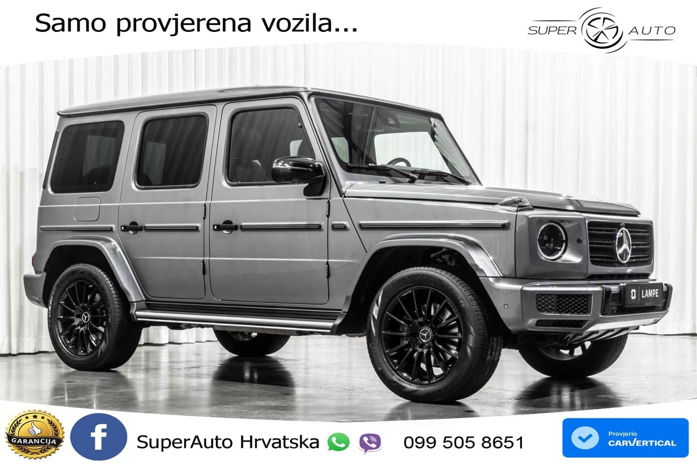 Mercedes G 500 Long V8 (422 KS) 4MATIC 9G-TRONIC AMG LED+GR SJED+ACC