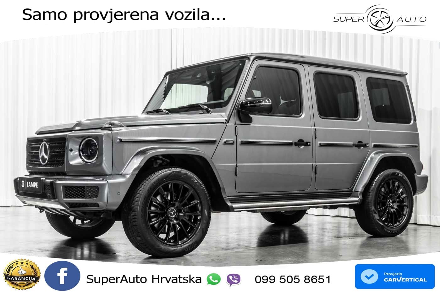 Mercedes G 500 Long V8 (422 KS) 4MATIC 9G-TRONIC AMG LED+GR SJED+ACC