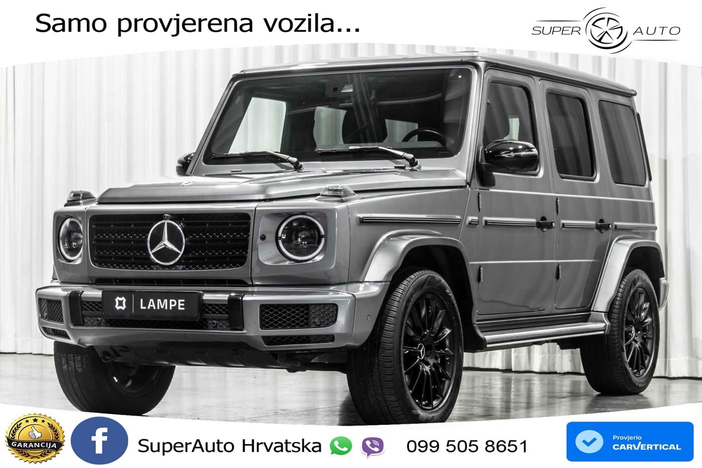 Mercedes G 500 Long V8 (422 KS) 4MATIC 9G-TRONIC AMG LED+GR SJED+ACC