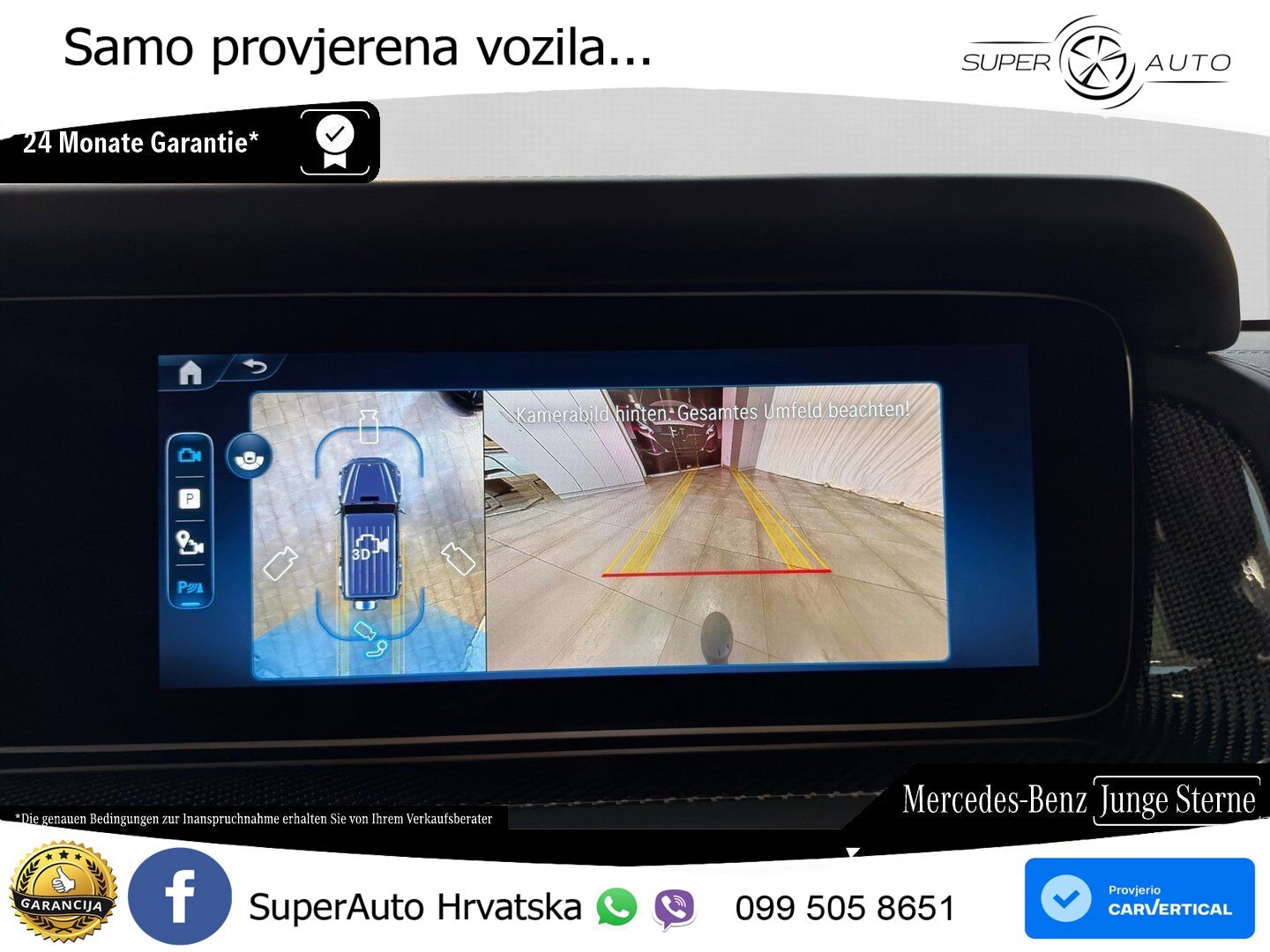 Mercedes AMG G 63 Long V8 (585 KS) 4MATIC 9G-TRONIC AMG SPEEDSHIFT TCT Superior LED+GR SJED+ACC