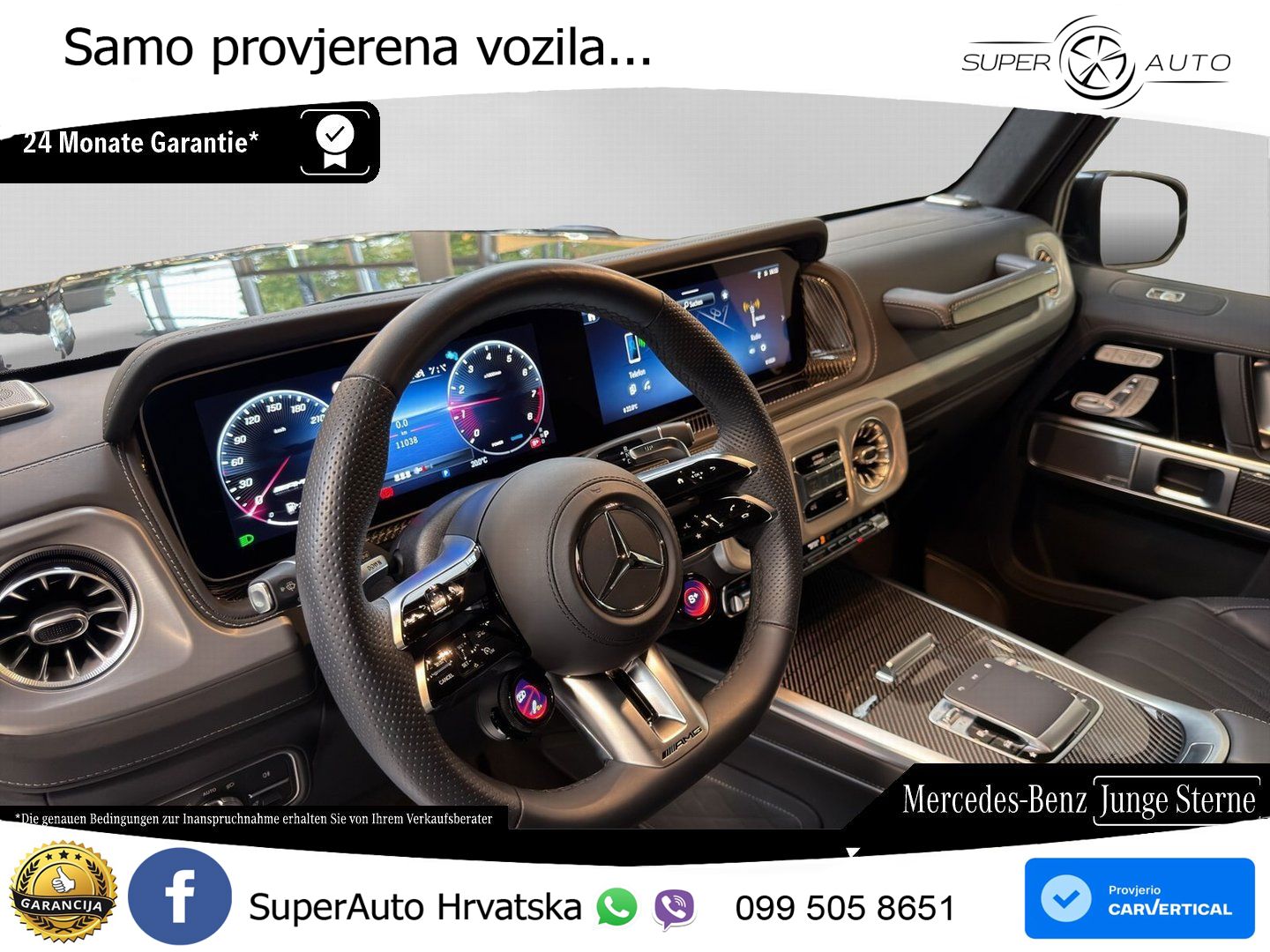 Mercedes AMG G 63 Long V8 (585 KS) 4MATIC 9G-TRONIC AMG SPEEDSHIFT TCT Superior LED+GR SJED+ACC