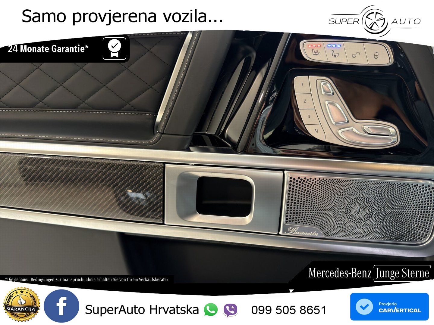 Mercedes AMG G 63 Long V8 (585 KS) 4MATIC 9G-TRONIC AMG SPEEDSHIFT TCT Superior LED+GR SJED+ACC