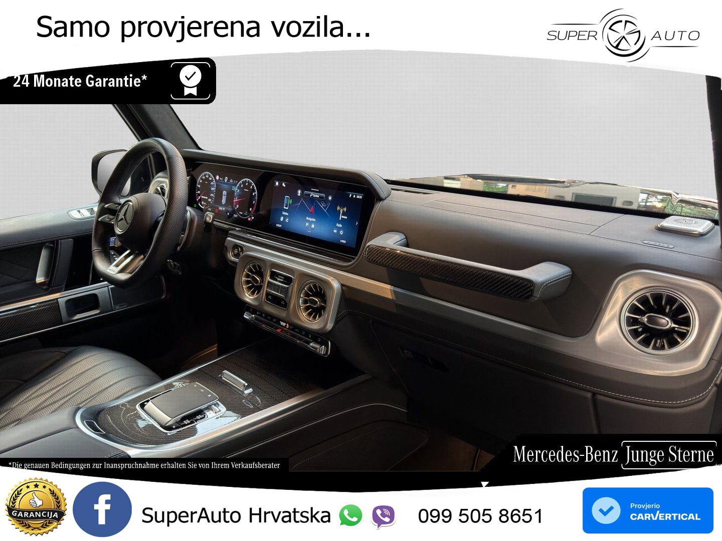 Mercedes AMG G 63 Long V8 (585 KS) 4MATIC 9G-TRONIC AMG SPEEDSHIFT TCT Superior LED+GR SJED+ACC