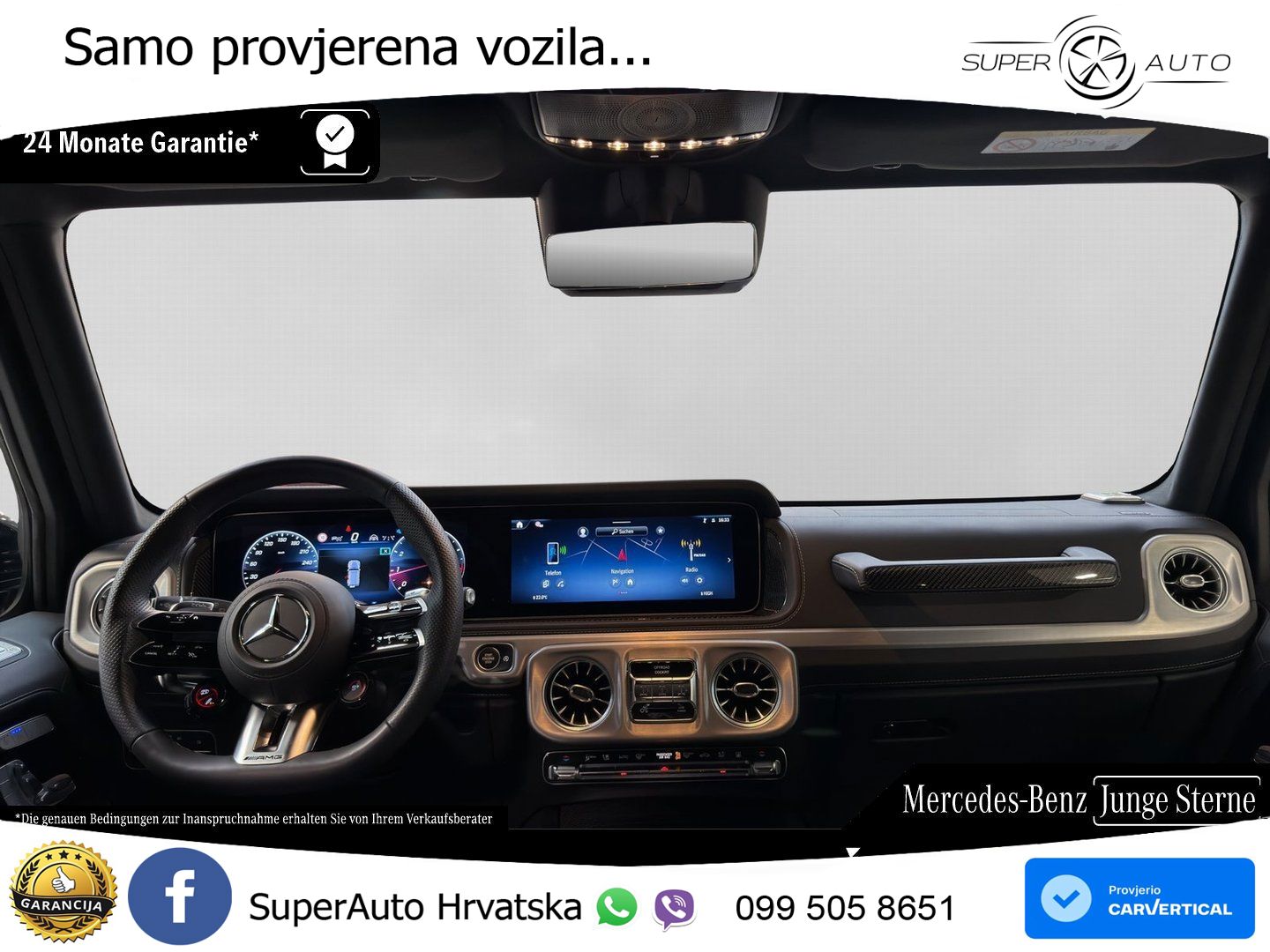 Mercedes AMG G 63 Long V8 (585 KS) 4MATIC 9G-TRONIC AMG SPEEDSHIFT TCT Superior LED+GR SJED+ACC