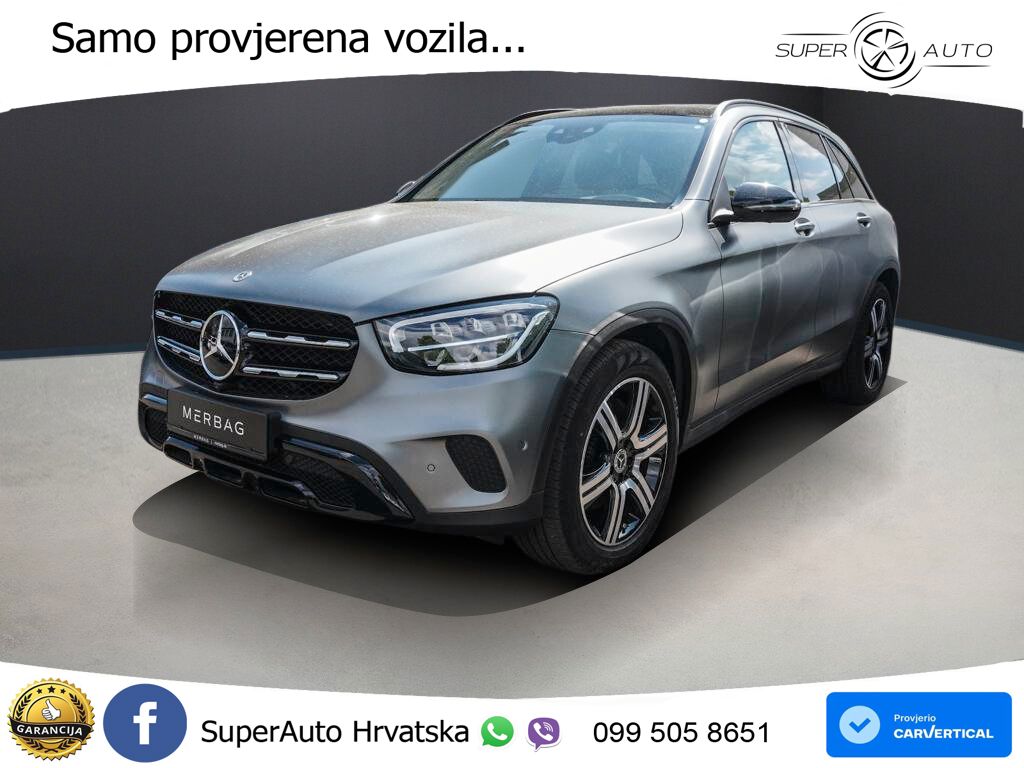 Mercedes GLC 300d (245 KS) 4MATIC G-TRONIC Night paket ACC+HEAD+GR SJED+360+PANO
