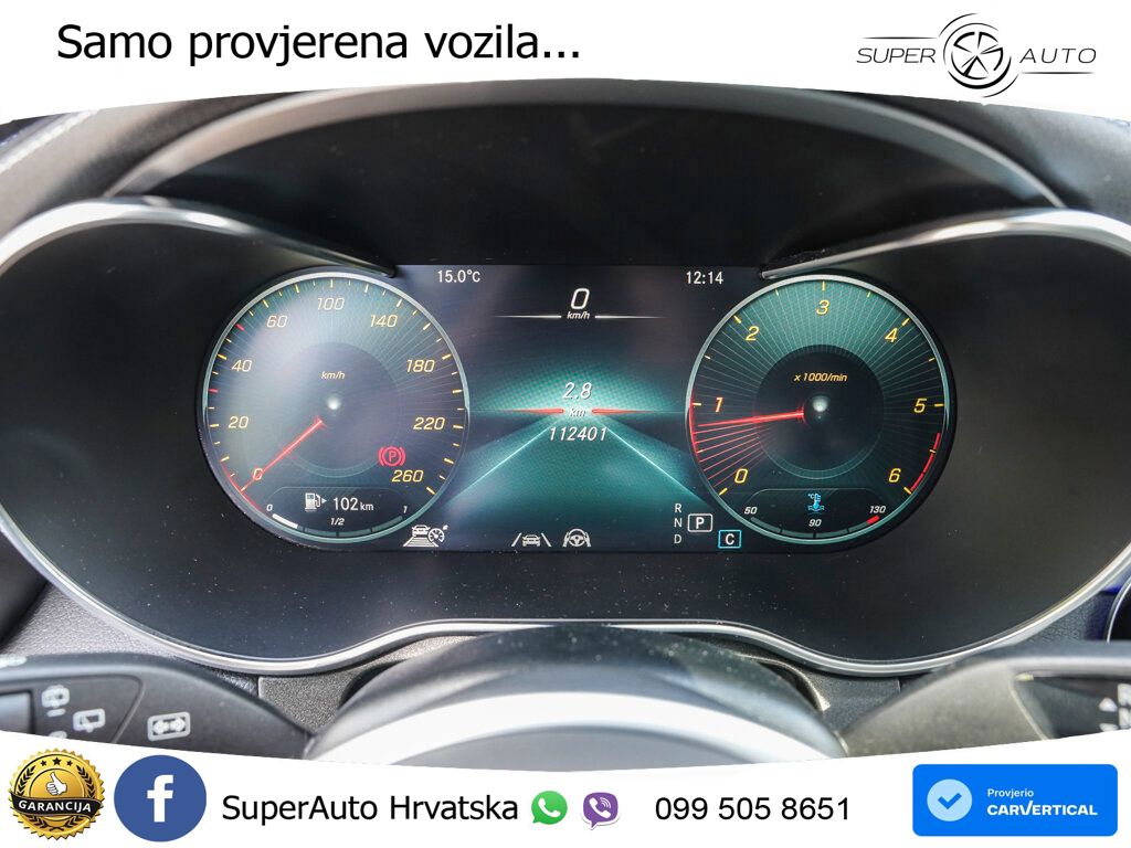 Mercedes GLC 300d (245 KS) 4MATIC G-TRONIC Night paket ACC+HEAD+GR SJED+360+PANO
