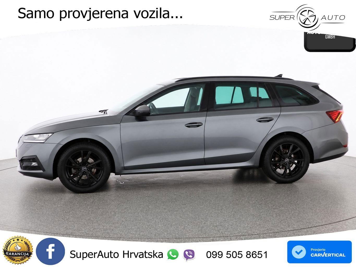 Škoda Octavia Combi 2.0 TDI (150 KS) DSG LED+GR SJED+ACC