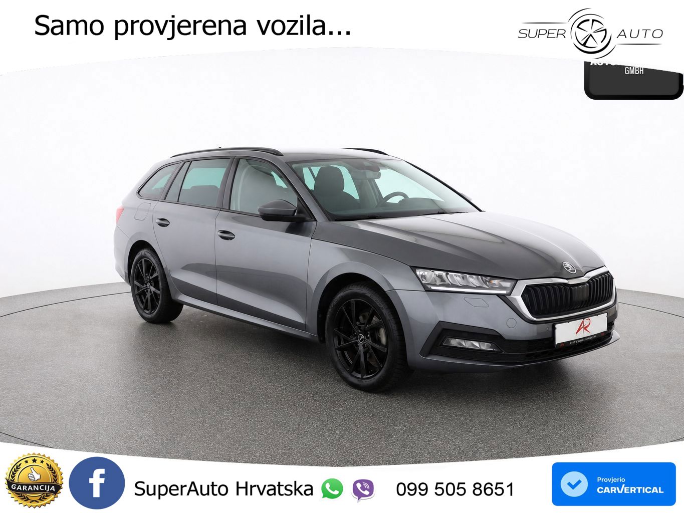 Škoda Octavia Combi 2.0 TDI (150 KS) DSG LED+GR SJED+ACC