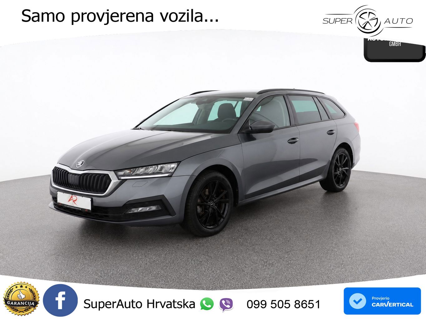 Škoda Octavia Combi 2.0 TDI (150 KS) DSG LED+GR SJED+ACC