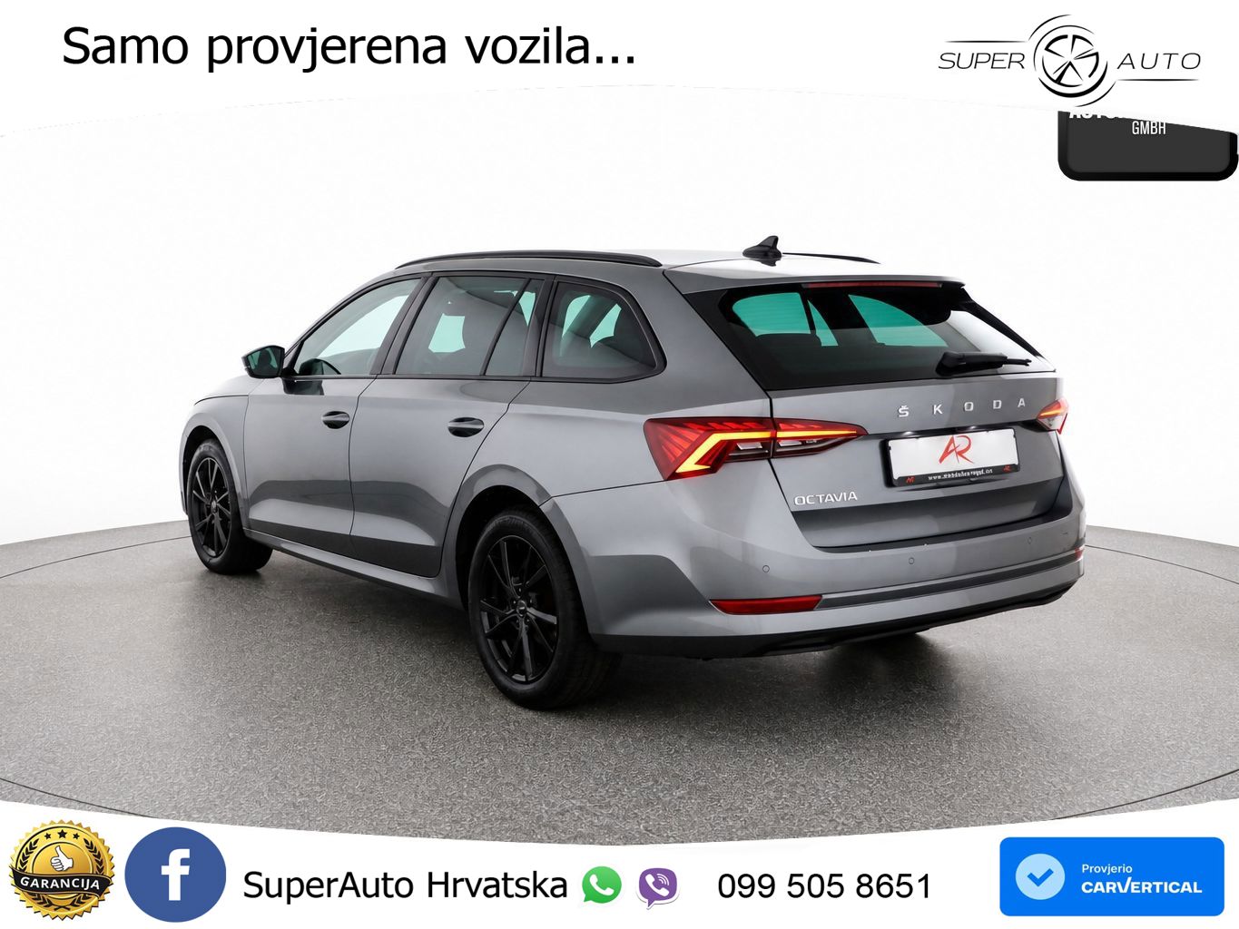 Škoda Octavia Combi 2.0 TDI (150 KS) DSG LED+GR SJED+ACC